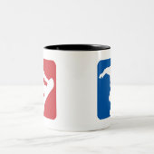 Snowboarding All Star Zweifarbige Tasse (Mittel)