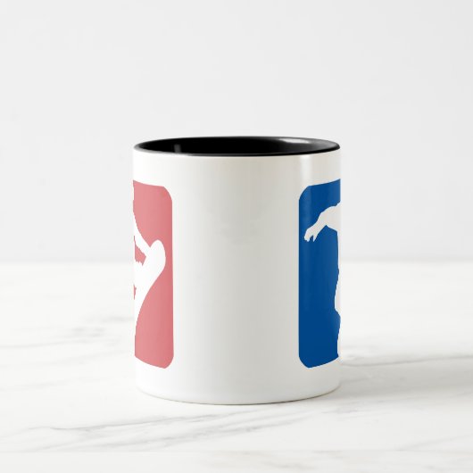 Snowboarding All Star Zweifarbige Tasse (Mittel)