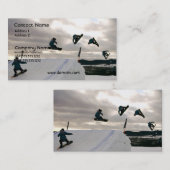 Snowboarding betrügt Visitenkarte (Vorne/Hinten)