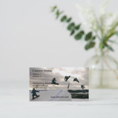 Snowboarding betrügt Visitenkarte (Stehend Vorderseite)