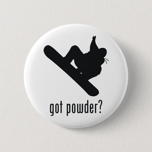 Snowboarding Button (Vorderseite)