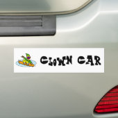 Snowboarding-Clown Autoaufkleber (Auf Auto)