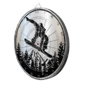 Snowboarding Dartboard Dartscheibe (Vorderseite rechts)