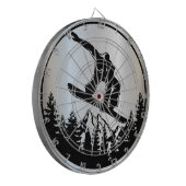 Snowboarding Dartboard Dartscheibe (Vorderseite Links)