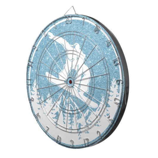 Snowboarding Dartboard Dartscheibe (Vorderseite rechts)