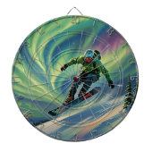 Snowboarding Dartboard Dartscheibe (vorne)