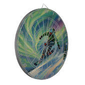 Snowboarding Dartboard Dartscheibe (Vorderseite Links)
