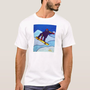 Snowboarding durch Piliero T-Shirt