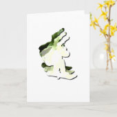 Snowboarding-Entwurfs-Gruß-Karten Karte (Gelbe Blume)