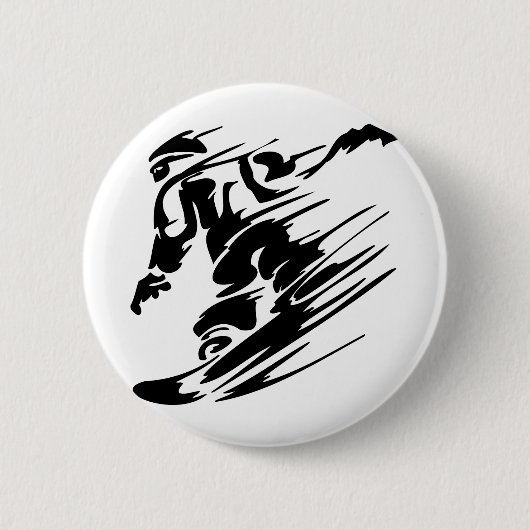 Snowboarding-Extrem-Sport Button (Vorderseite)