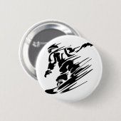 Snowboarding-Extrem-Sport Button (Vorne & Hinten)