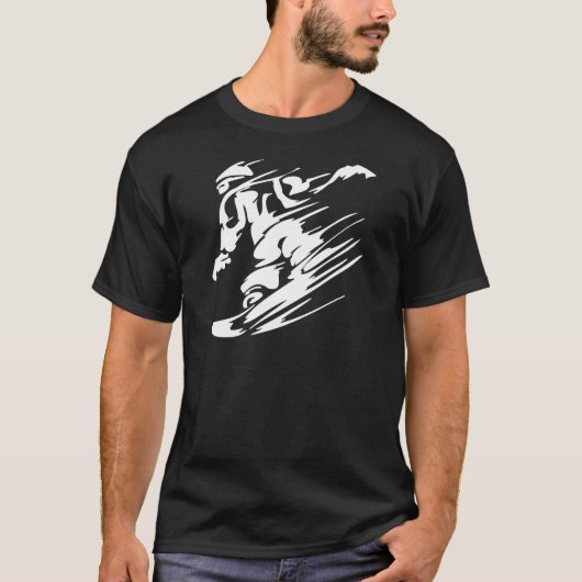 Snowboarding-Extrem-Sport T-Shirt (Vorderseite)