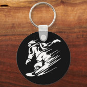 Snowboarding Extreme Sport Schlüsselanhänger (Vorderseite)