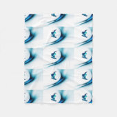Snowboarding Fleecedecke (Vorderseite)