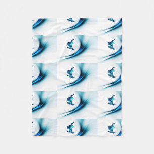 Snowboarding Fleecedecke