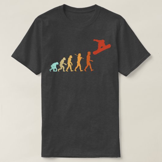 Snowboarding Freestyle-Evolution T-Shirt (Design vorne)
