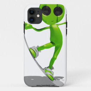 Snowboarding-grüner alien iPhone 5 Kasten Case-Mate iPhone Hülle