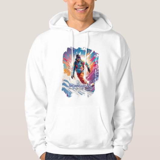 Snowboarding Hoodie (Vorderseite)