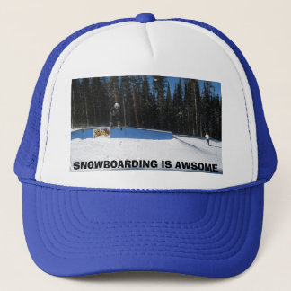 SNOWBOARDING IST FANTASTISCH TRUCKERKAPPE