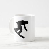 Snowboarding Kaffeetasse (Vorderseite Links)