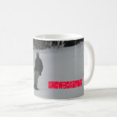 Snowboarding Kaffeetasse (VorderseiteRechts)