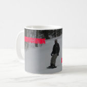 Snowboarding Kaffeetasse (Vorderseite Links)