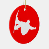 Snowboarding Keramikornament (Rechts)