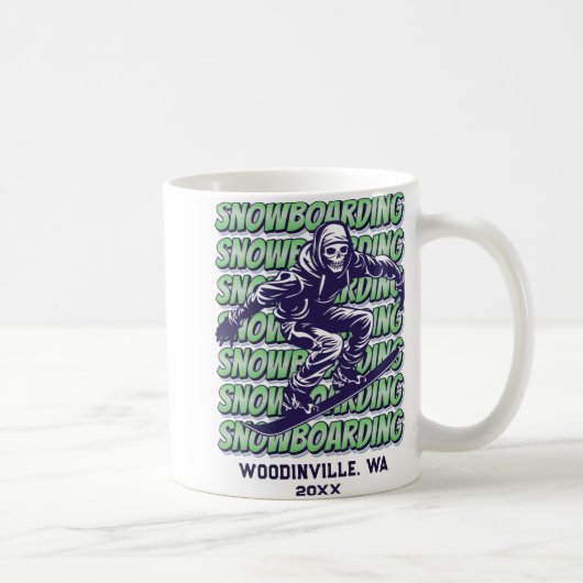 Snowboarding Location Date Name Kaffeetasse (Rechts)