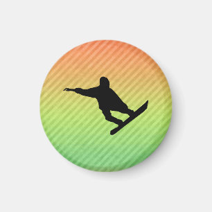 Snowboarding Magnet