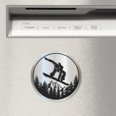 Snowboarding Magnet (In Situ (Geschirrspüler))