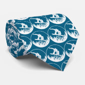 Snowboarding Neck Tie Krawatte (Gerollt)