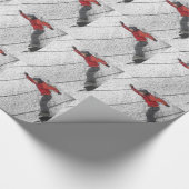 Snowboarding-Packpapier Geschenkpapier (Ecke)