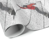 Snowboarding-Packpapier Geschenkpapier (Rolleneckpunkt)
