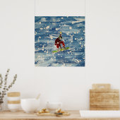 Snowboarding Poster (Küche)