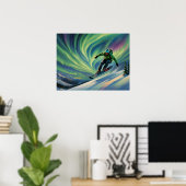 Snowboarding Poster (Heimbüro)
