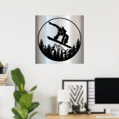 Snowboarding Poster (Heimbüro)