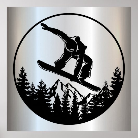 Snowboarding Poster (Vorne)