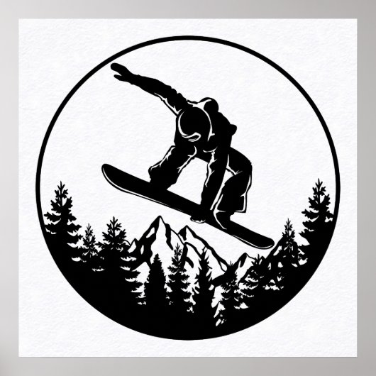 Snowboarding Poster (Vorne)