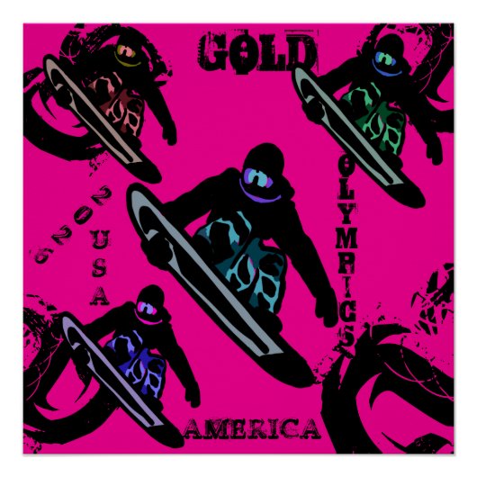 SNOWBOARDING  POSTER (Vorderseite)