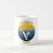 Snowboarding Queen Kaffeetasse (Mittel)