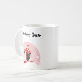 Snowboarding Queen Kaffeetasse (Vorderseite Links)