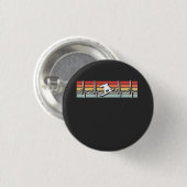 Snowboarding Retro Heartbeat Button (Vorne & Hinten)