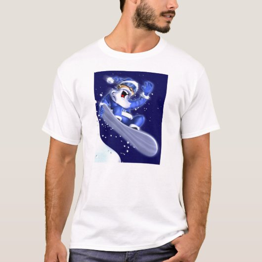 Snowboarding Sankt T-Shirt (Vorderseite)