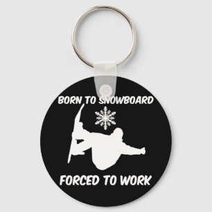 Snowboarding Schlüsselanhänger