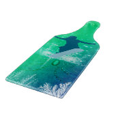 Snowboarding Schneidebrett (Ecke)