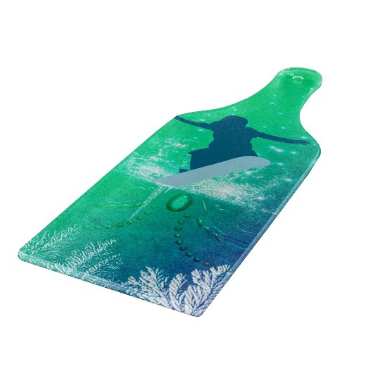 Snowboarding Schneidebrett (Ecke)