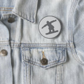 Snowboarding-Snowboarder springen Button (Beispiel)