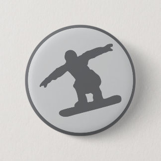 Snowboarding-Snowboarder springen Button