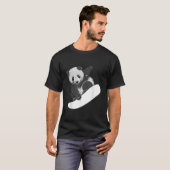 Snowboarding Snowboarding Panda T-Shirt (Vorne ganz)