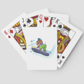 Snowboarding-Spielkarten Spielkarten (Rückseite)